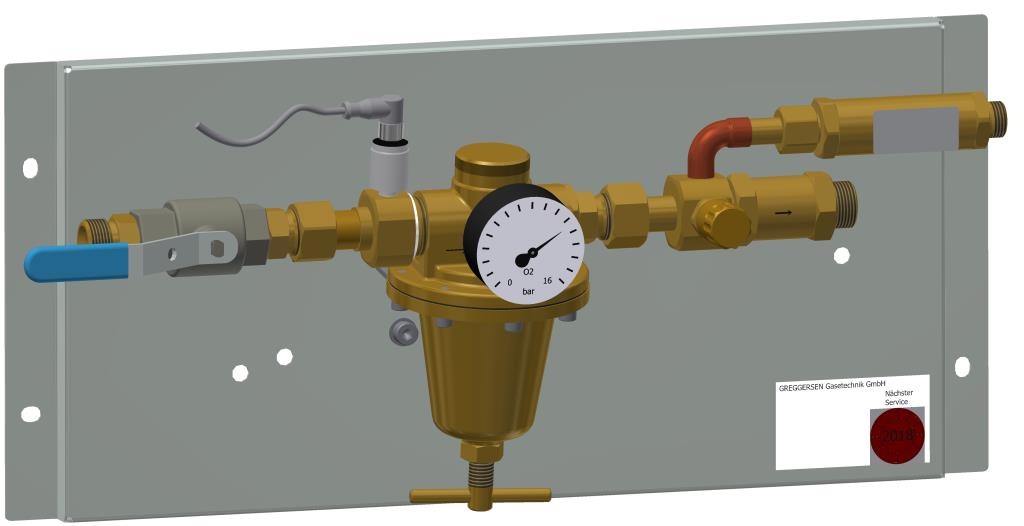 Druckminderereinheit Tankversorgung